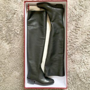 Salvatore Ferragamo Bucaneve Over-The-Knee Botts